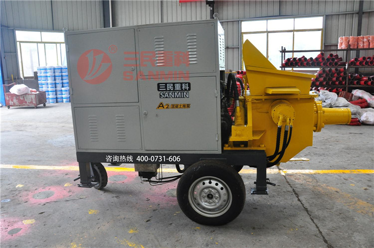小型混凝土泵車(chē),三民重科小型混凝土泵車(chē)質(zhì)量怎么樣