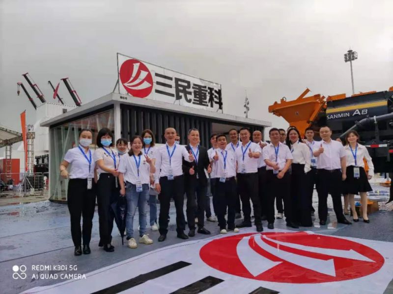 2021·長沙國際工程機械展，三民重科參展第一天